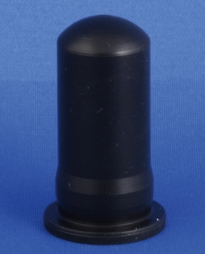 Rubber suction cup, black, Model 3025, natural rubber