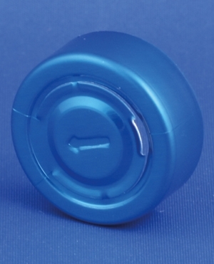 Aluminiumskapsel, bl&aring;, 20mm krave, Model 2035P/7,8, 1.000stk