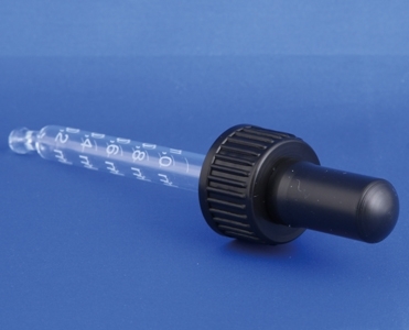 Pipettegarniture, GL18-1 gevind, gradueret, i PE-pose