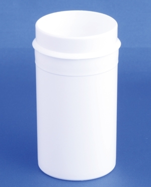Securitainer 27ml, PP white, &Oslash;26x51