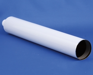 Aluminum tube 110ml, white w/membrane