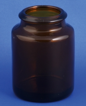 Tabletglas 20ml, Type 3, brun, 120stk