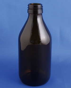 Medicine bottle 250ml, Type 3, brown, 39pcs