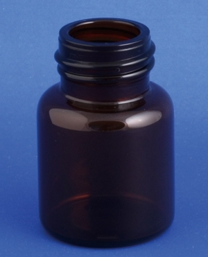 Gevindflaske 15ml, Type 1, brun, &Oslash;30x45