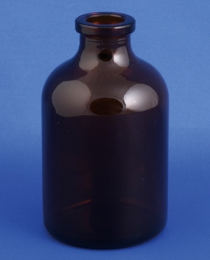 H&aelig;tteglas 50ml, Type 1, brun