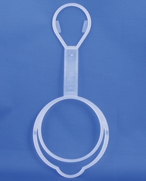 Suspension for 250ml DIN 1 infusion bottle, plastic, natural, 32mm collar