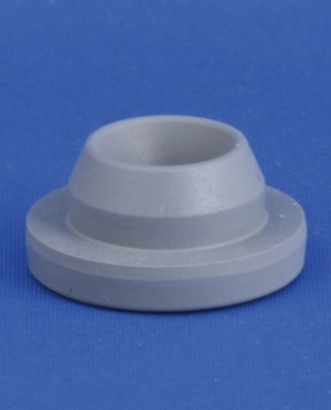 Rubber stopper for vial, gray, bromobutyl, PH 4432/50, 1730 (WFI), 1,000pcs