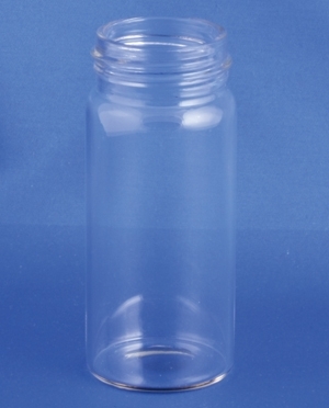 Gevindflaske 30ml, Type 3, klar, &Oslash;30x70