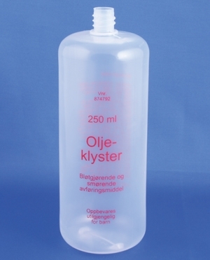 Enema bottle 250ml, natural