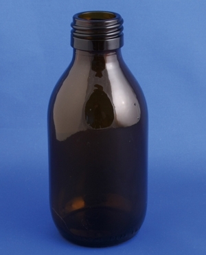 Medicinflaske 150ml, Type 3, brun, 52stk