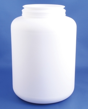 Plastic can 2,500ml, HDPE, white, Duma Standard