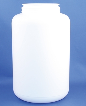 Plastic can 3,000ml, HDPE, white, Duma Standard