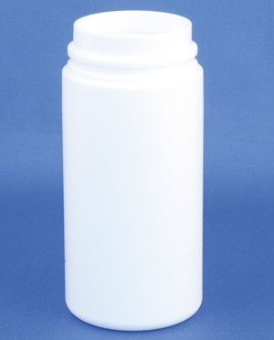 Plastic can 125ml, HDPE, white, wo/lid, Dudek