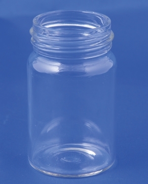 Gevindflaske 20ml, Type 1, klar, &Oslash;30x50