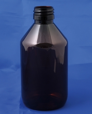 PET bottle 250ml, brown