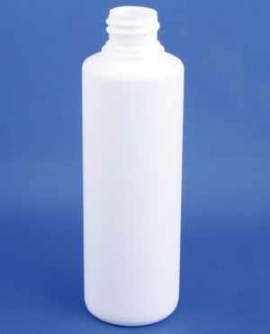 Plastic bottle 100ml, HDPE, white, for pump 051122