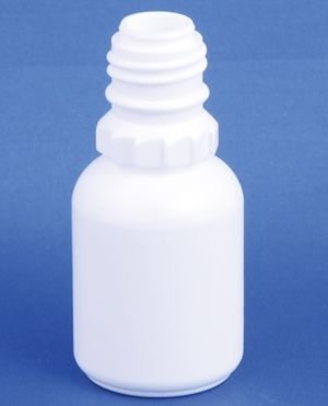 Dropper bottle 10ml, PE, white