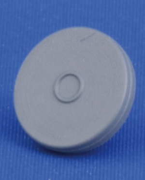 Gumimiprop 11mm, gr&aring;, brombutyl, 1.000stk