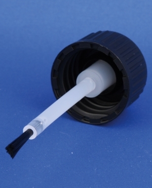 Brush mount, GL18-1 thread, for 10ml droper bottle