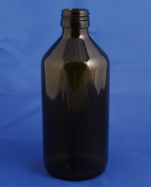 Medicinflaske 347ml, Type 3, brun