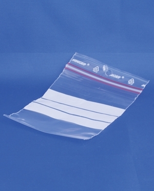 Minigripposer, plast, 70x100mm, m/skrivefelt, 1.000stk