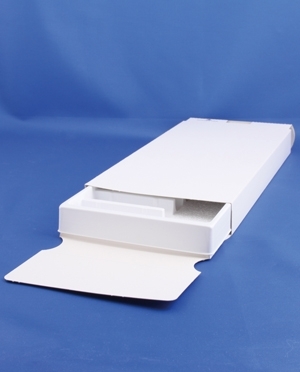 Ampoule box 10ml, white, plastic/cartonage, 10-20pcs