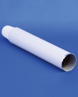 Aluminum tube 10ml, white