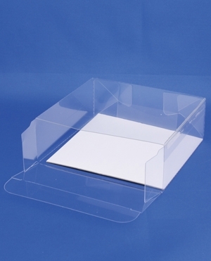 Tube sleeve 10ml, plastic, clear, 10 w/divider, 50pcs