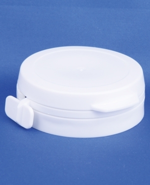 L&aring;g, hvid, LDPE, 4015 gevind, Handy Cap, Duma