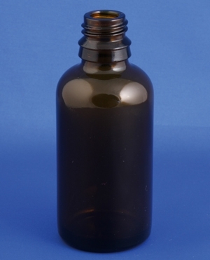 Dr&aring;beflaske 50ml, Type 3, brun, Stella, 18mm gevind