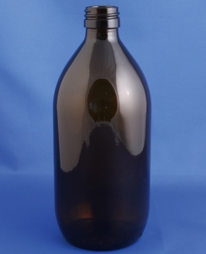 Medicine bottle 500ml, Type 3, brown, PP28 thread, 35pcs