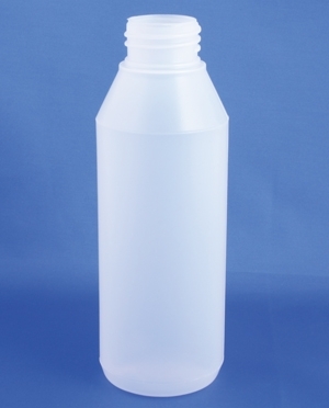 Plastic bottle 250ml, PE, natural