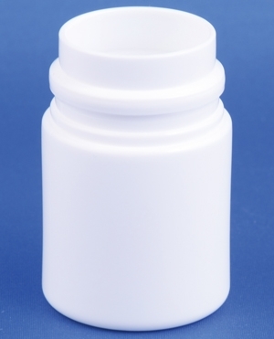 Plastic can 15ml, HDPE, white, Dudek