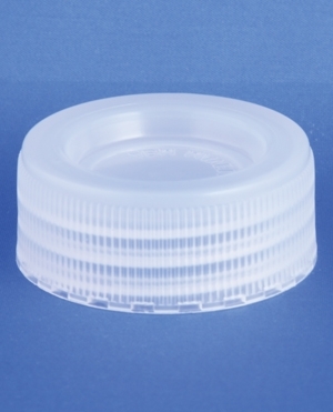 Lid, natural, PP, 36mm thread, for infusion bottle, 100pcs